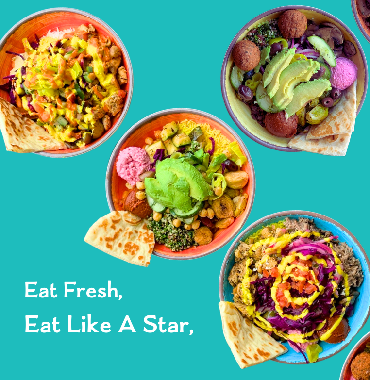 Eat Fresh, Eat Like a Star, BYOB (build your own bolt)