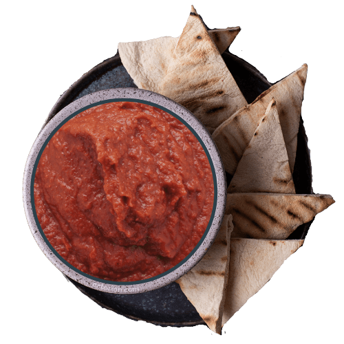 Spicy Harissa + Pita Bread or Pita Chips $5.99
